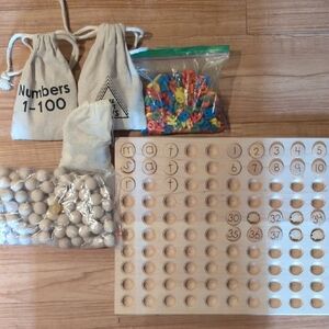 Wooden 100s Board From Modern imagination